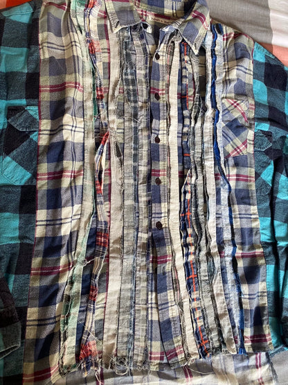 vintage patchwork shirt by Needles