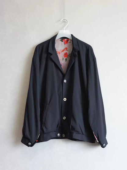 floral wool jacket by geoffrey b.small