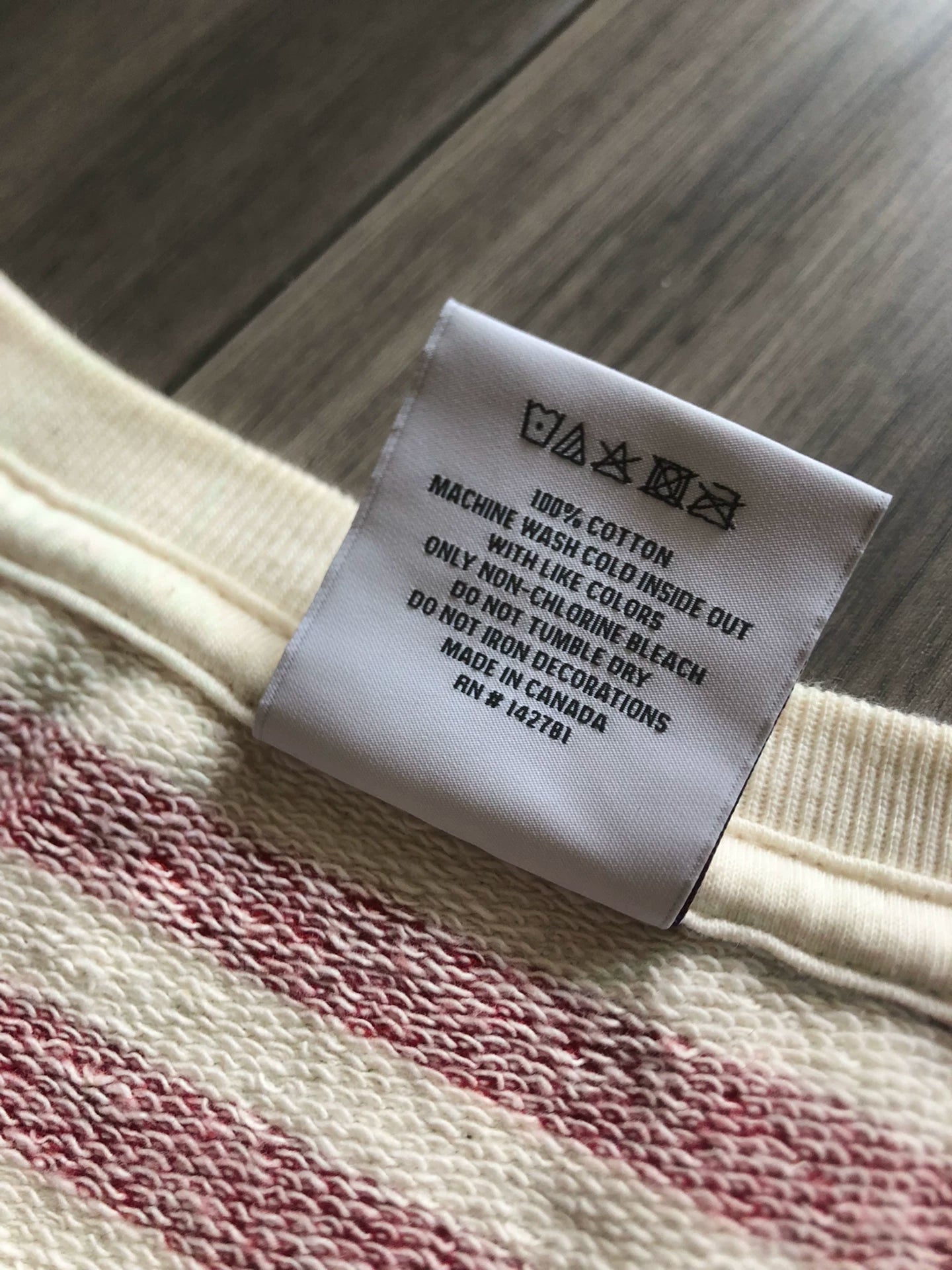 Aime Leon Dore Red Stripe Sweatshirt