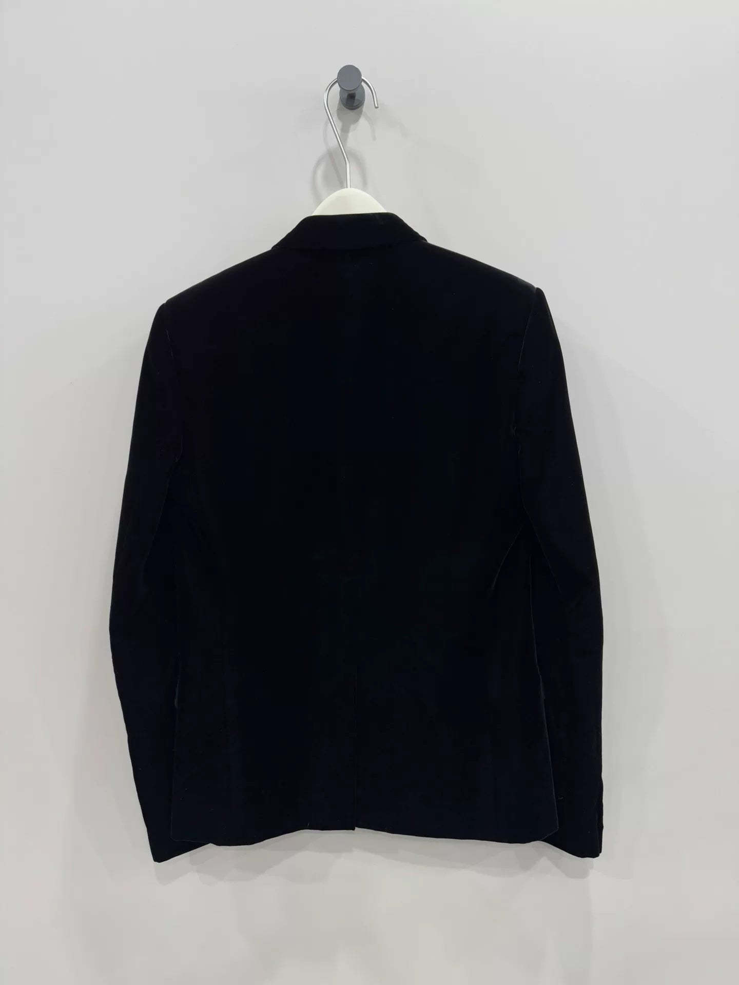 black velvet smoking suit from Saint Laurent