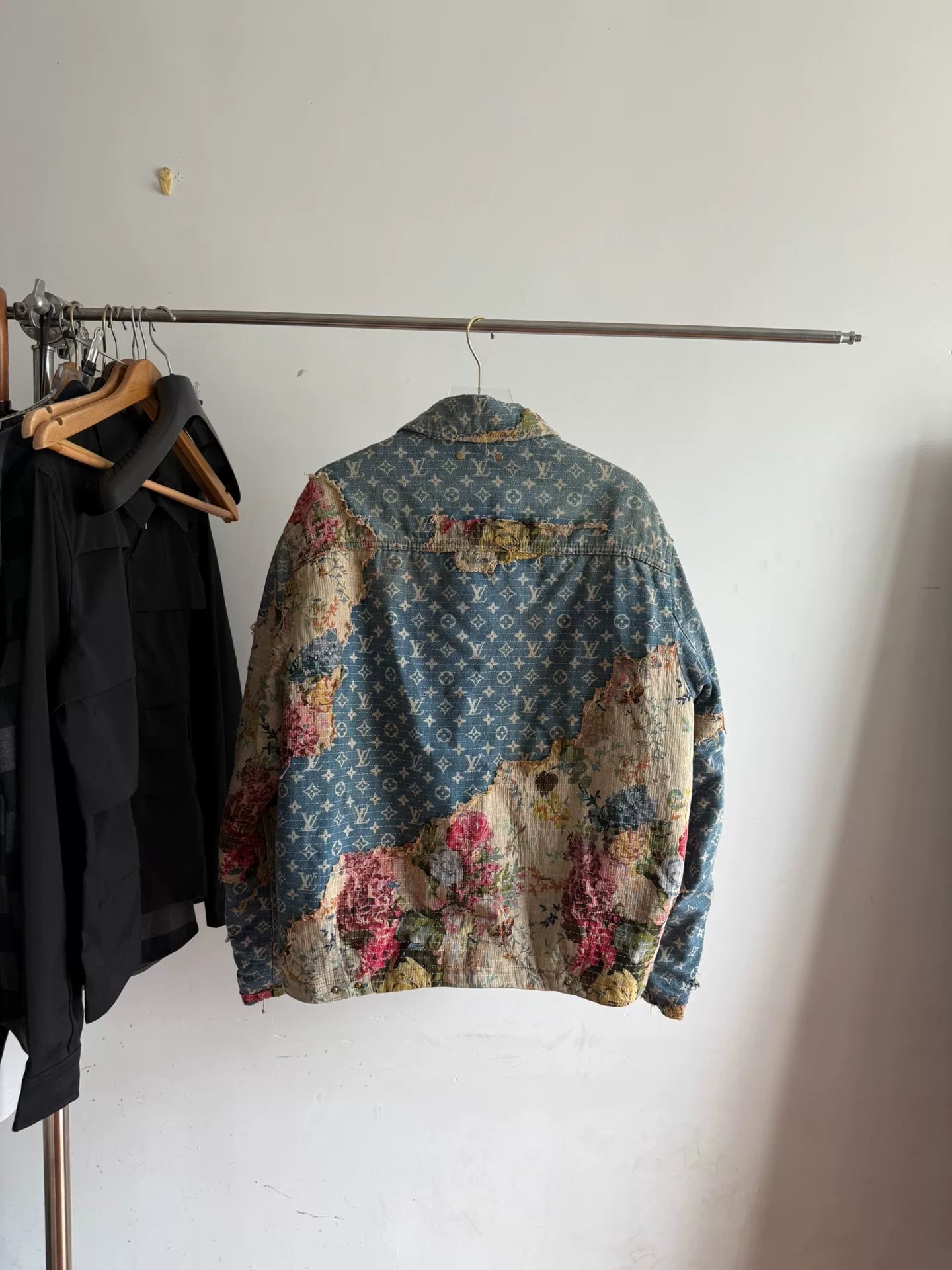 Louis Vuitton Floral Embroidered Denim Jacket