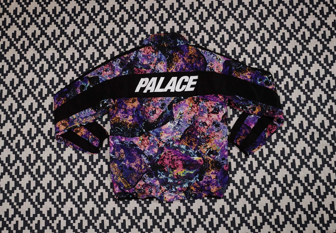 palace iments black starry shell jacket
