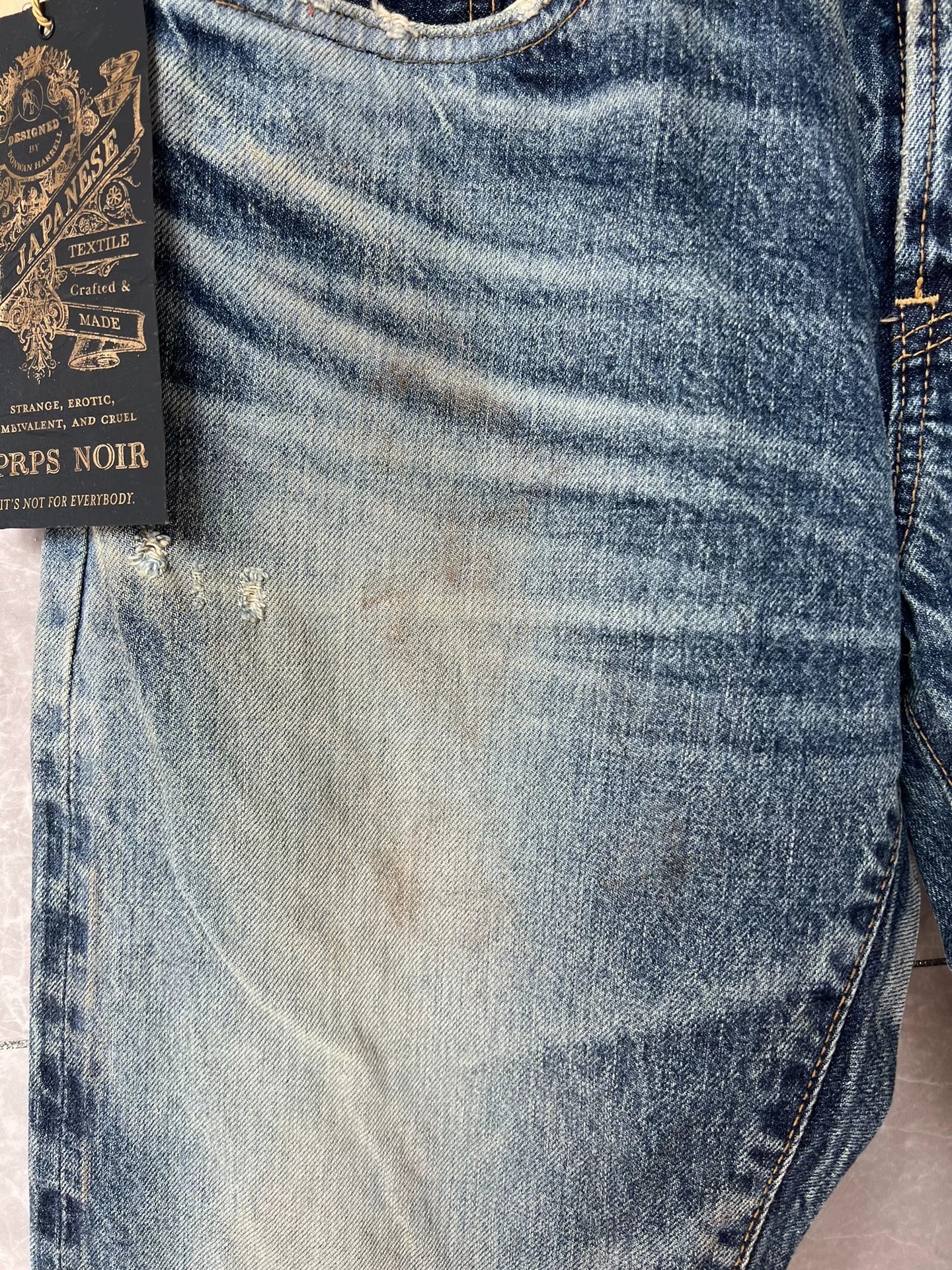 Prps Noir Series Blue Denim Jeans