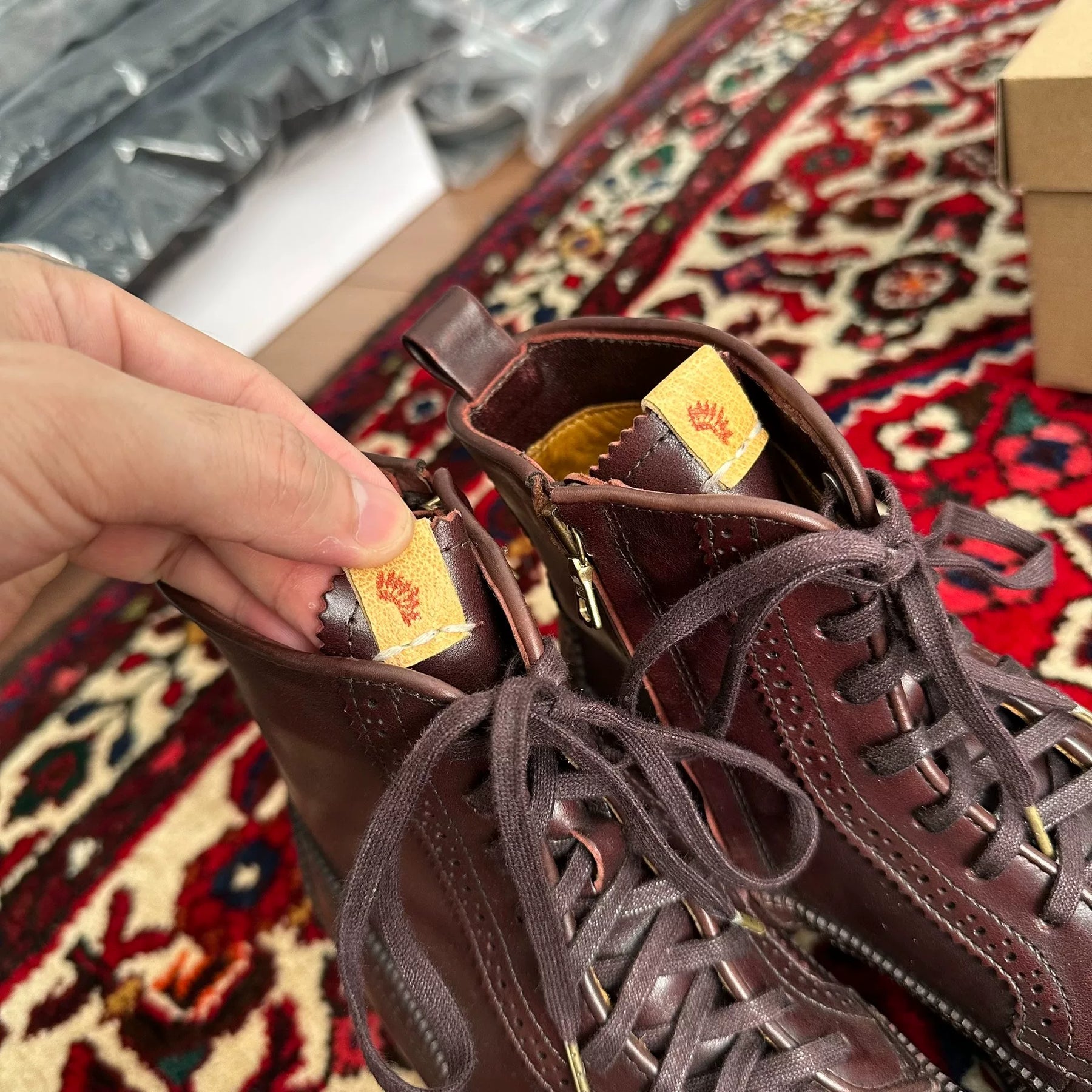 visvim 16AW Patrician Brogue Boots