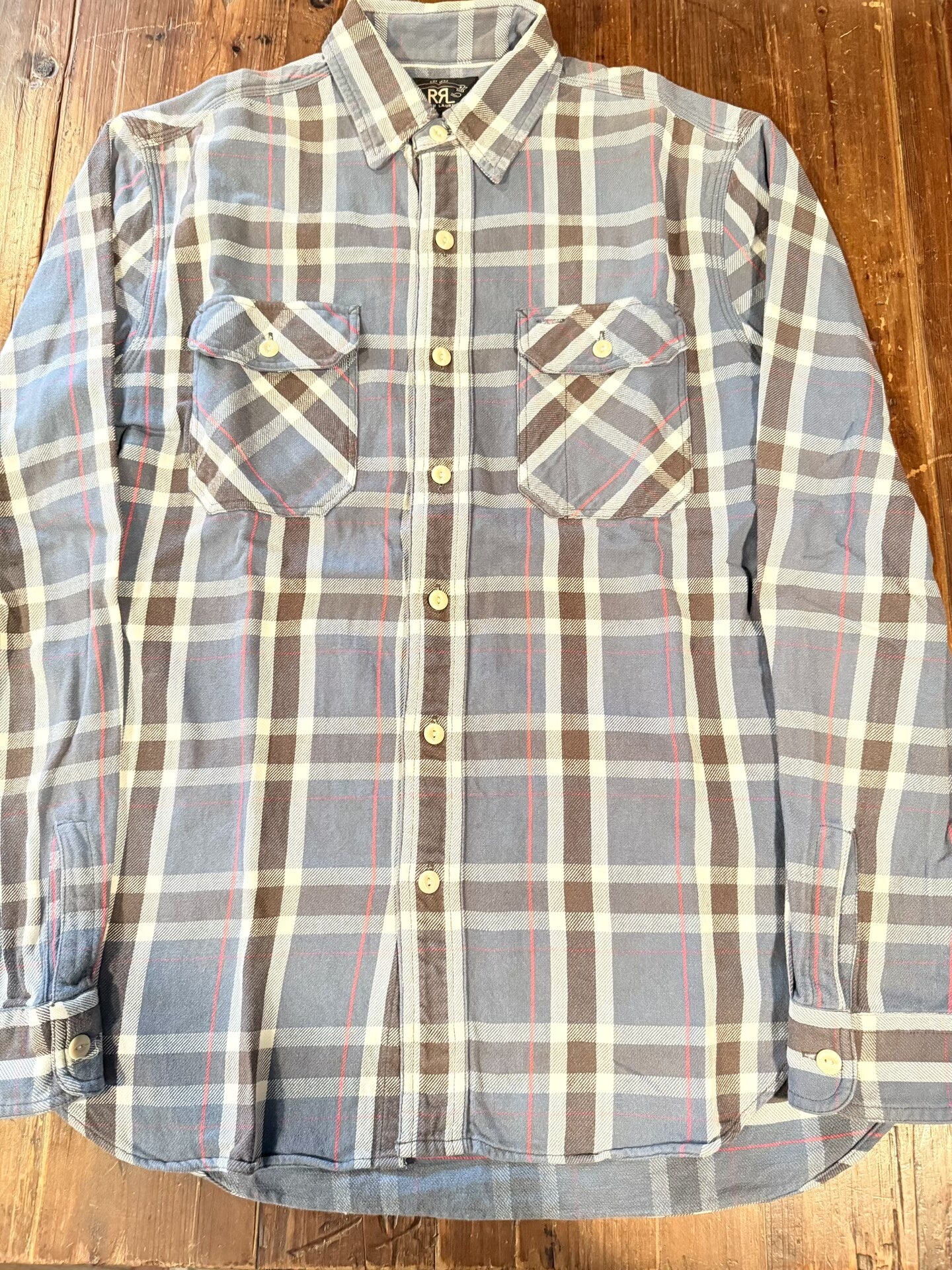 RRL Ralph Lauren Plaid Long-Sleeve Shirt