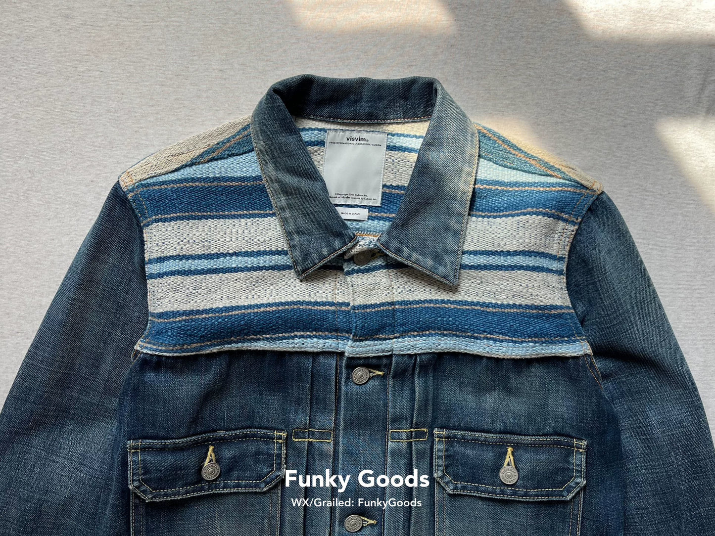 Visvim 101 Jkt Indigo Stripe Tokyo Exclusive