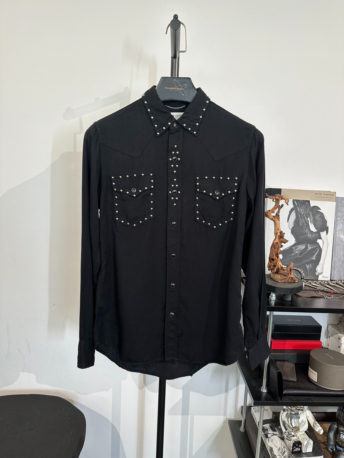 Saint Laurent Studded Shirt S