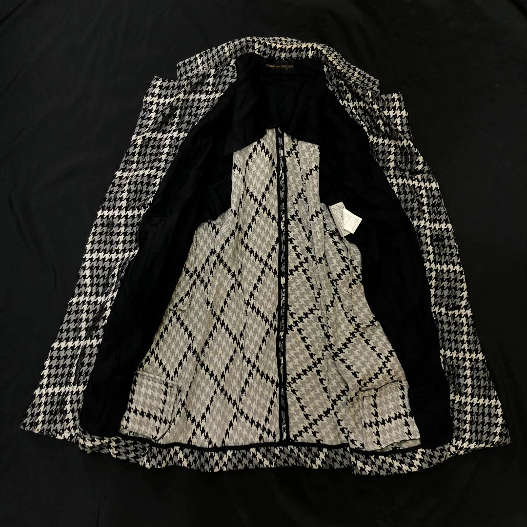 Comme des Garçons 1992AW Deformed Houndstooth Coat
