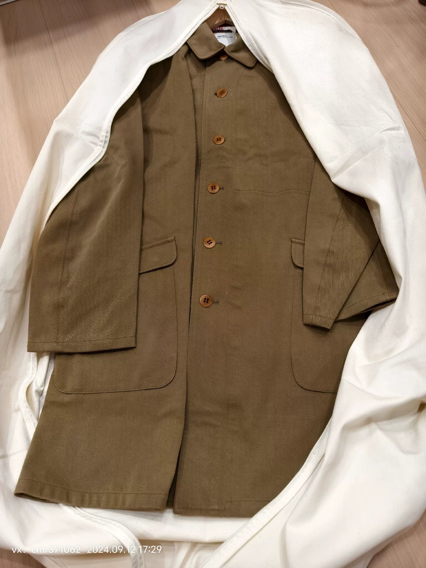VISVIM 16SS ELLIPSIS SOUTIEN COAT