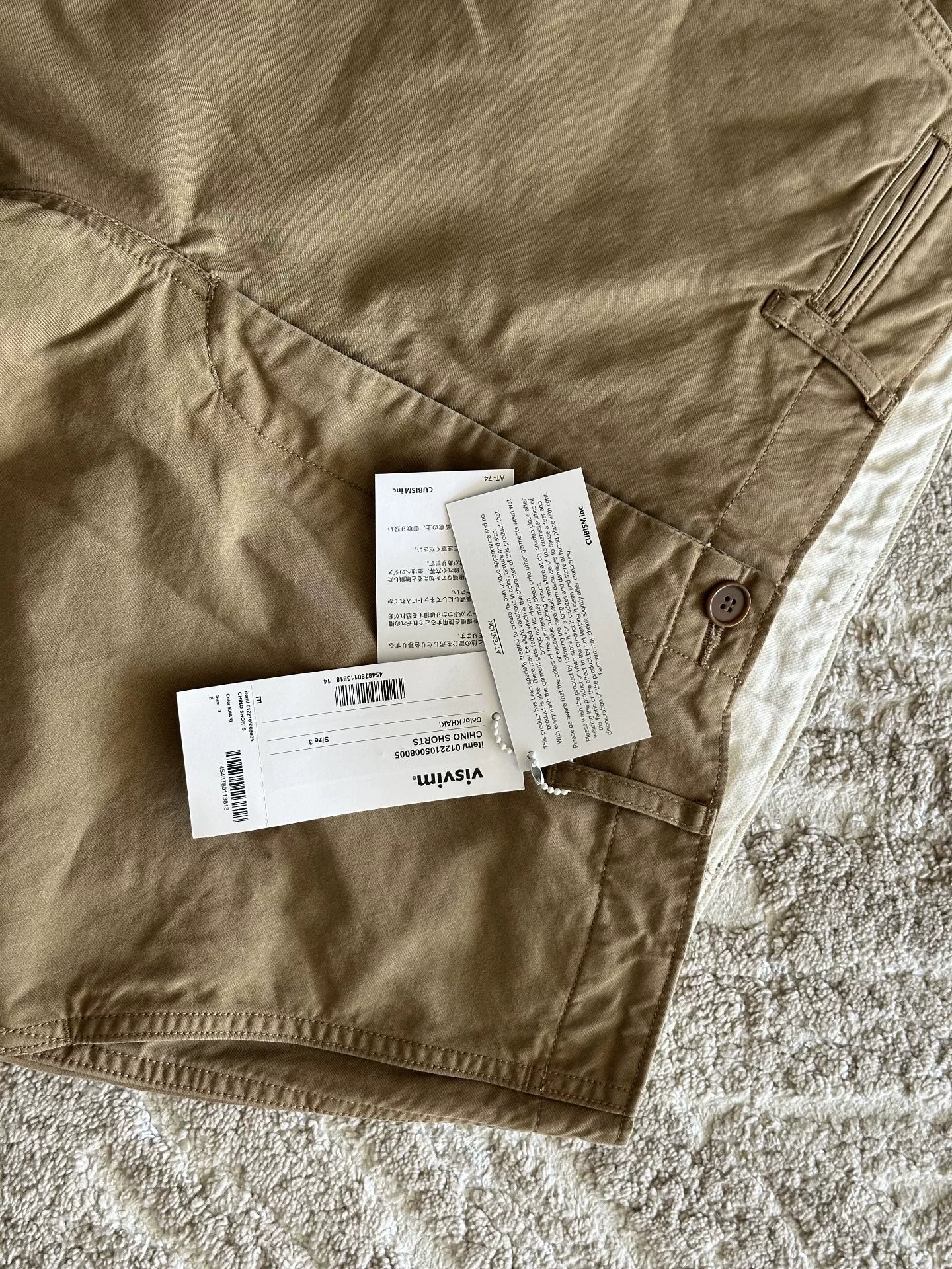 VISVIM 22SS Japan Chino Casual Shorts