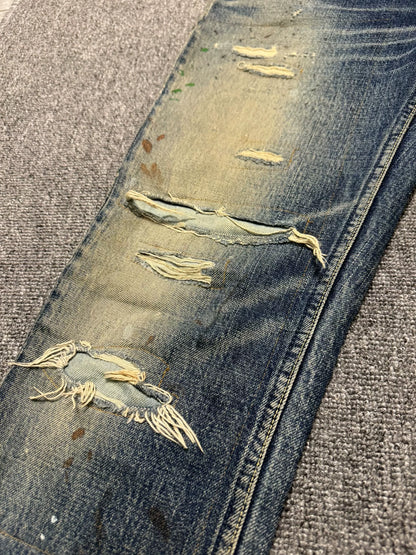 VISVIM 19SS SOCIAL SCULPTURE DAMAGED-17 Jeans