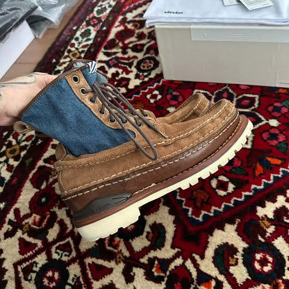 visvim grizzly boots in excellent condition