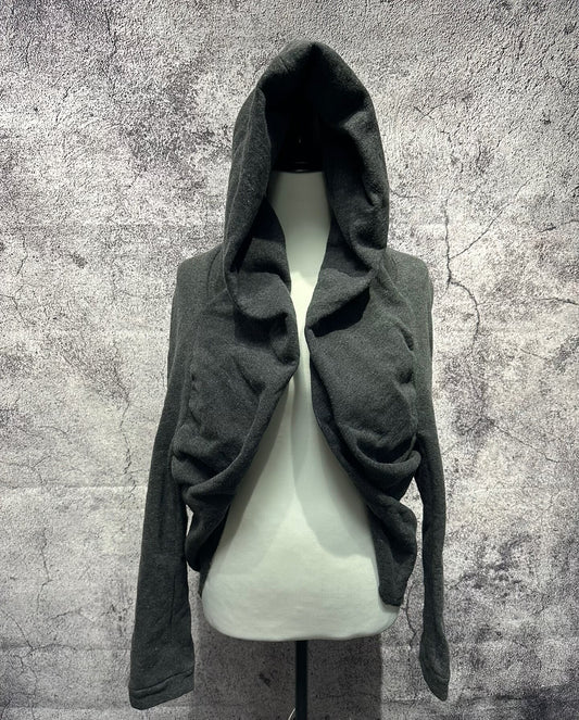 Yohji Yamamoto Oversized Hooded Coat