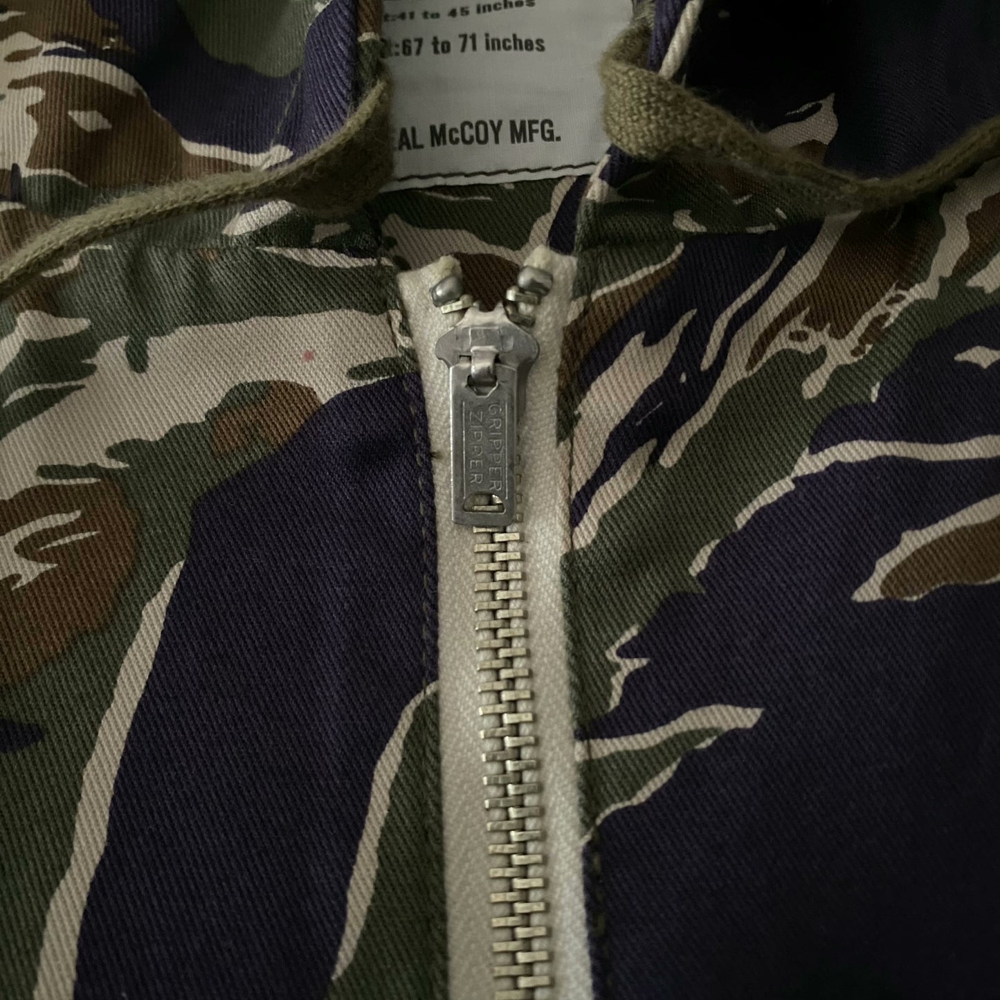 The Real McCoy's Tiger Stripe Canvas Jacket