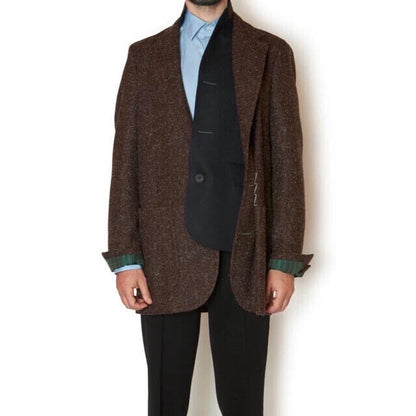 kolor 阿部润一 21aw 拼接西装