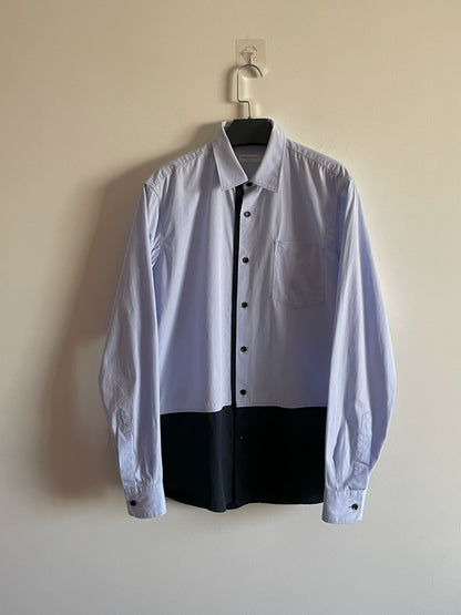 Dries Van Noten Color Block Long Sleeve Shirt