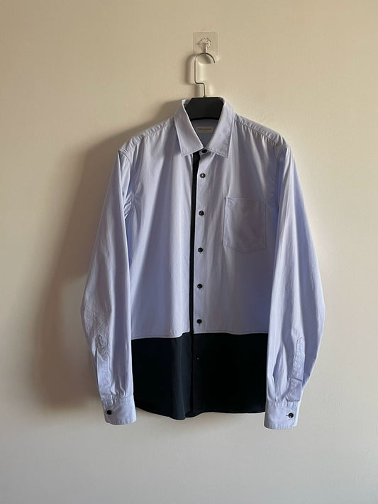 Dries Van Noten Color Block Long Sleeve Shirt