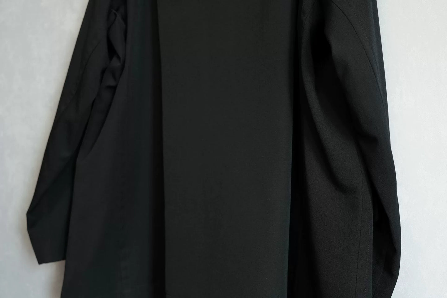 oversized wool jacket by yohji yamamoto