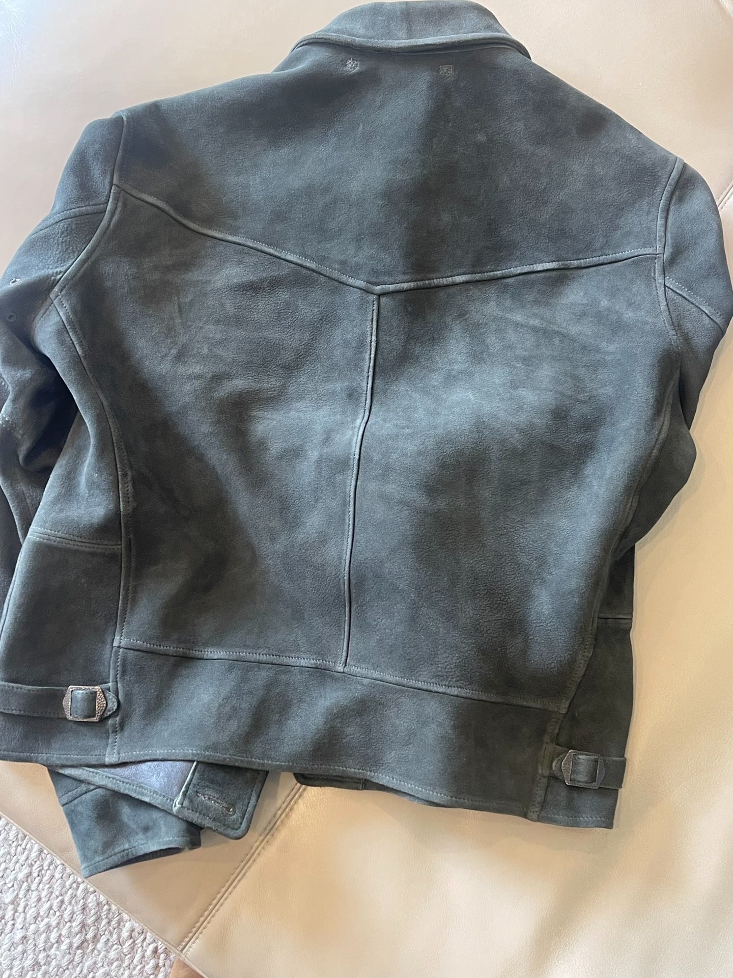 RRL Ralph Lauren Suede Leather Pilot Jacket