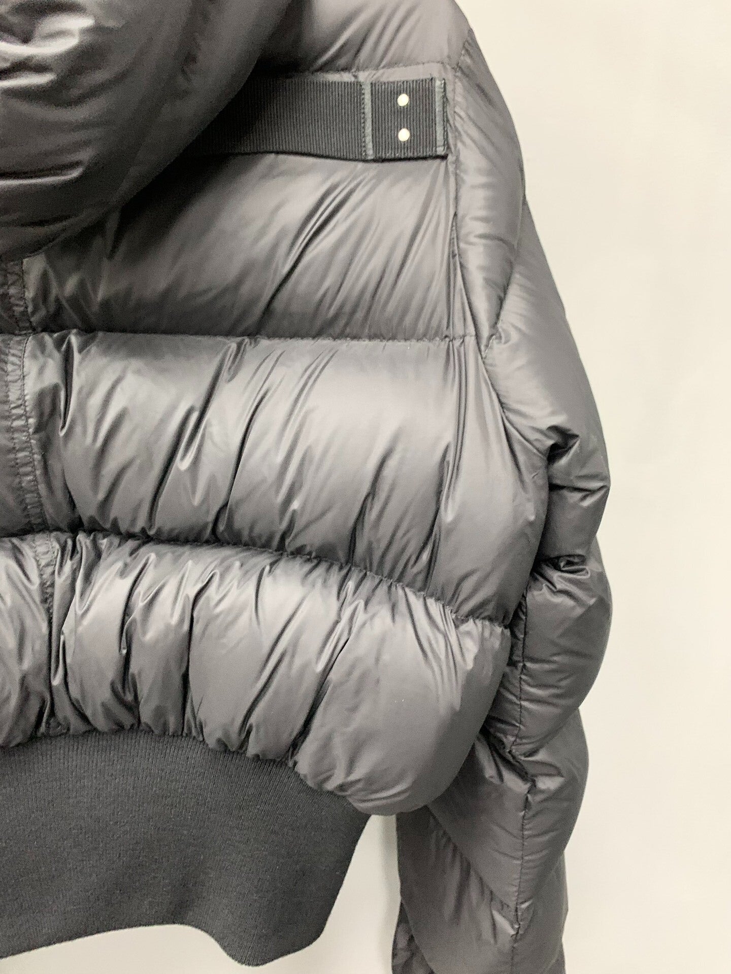 Rick Owens Hooded Puffer Jacket Black