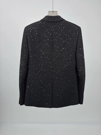 Saint Laurent SLP Sequin Blazer