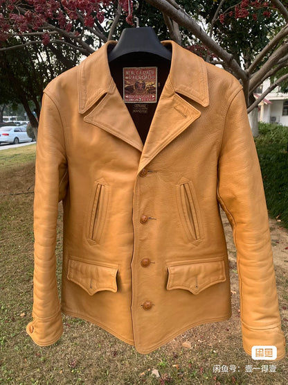 Freewheelers Leather Jacket in Brown