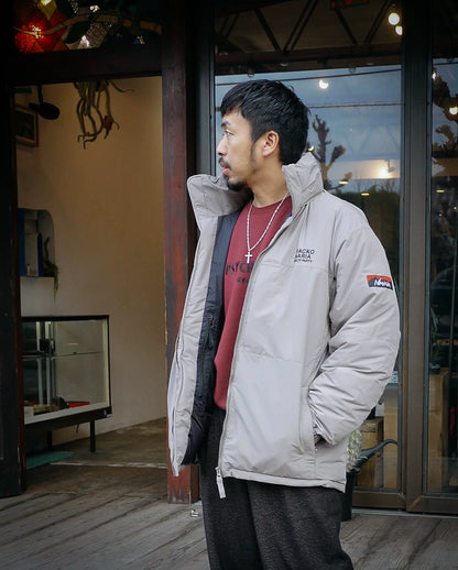 nanga x wacko maria down jacket beige