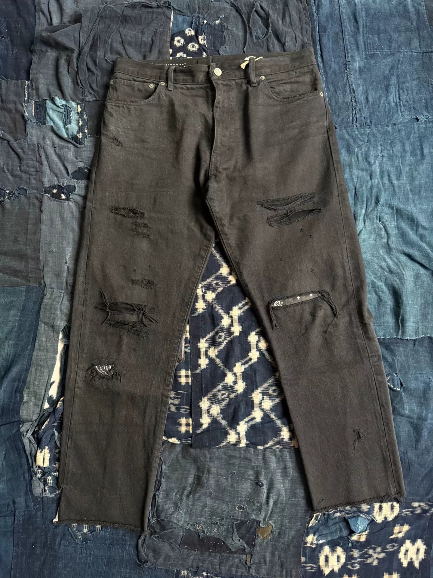 VISVIM 22SS Journeyman Black Jeans