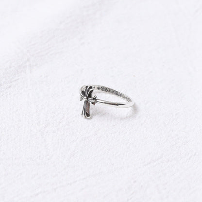 Chrome Hearts 925 Silver Long Cross Ring