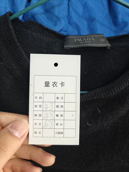 Prada Black Knit Sweater Genuine Item