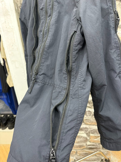 issey miyake zip-up jacket with damaged zipper