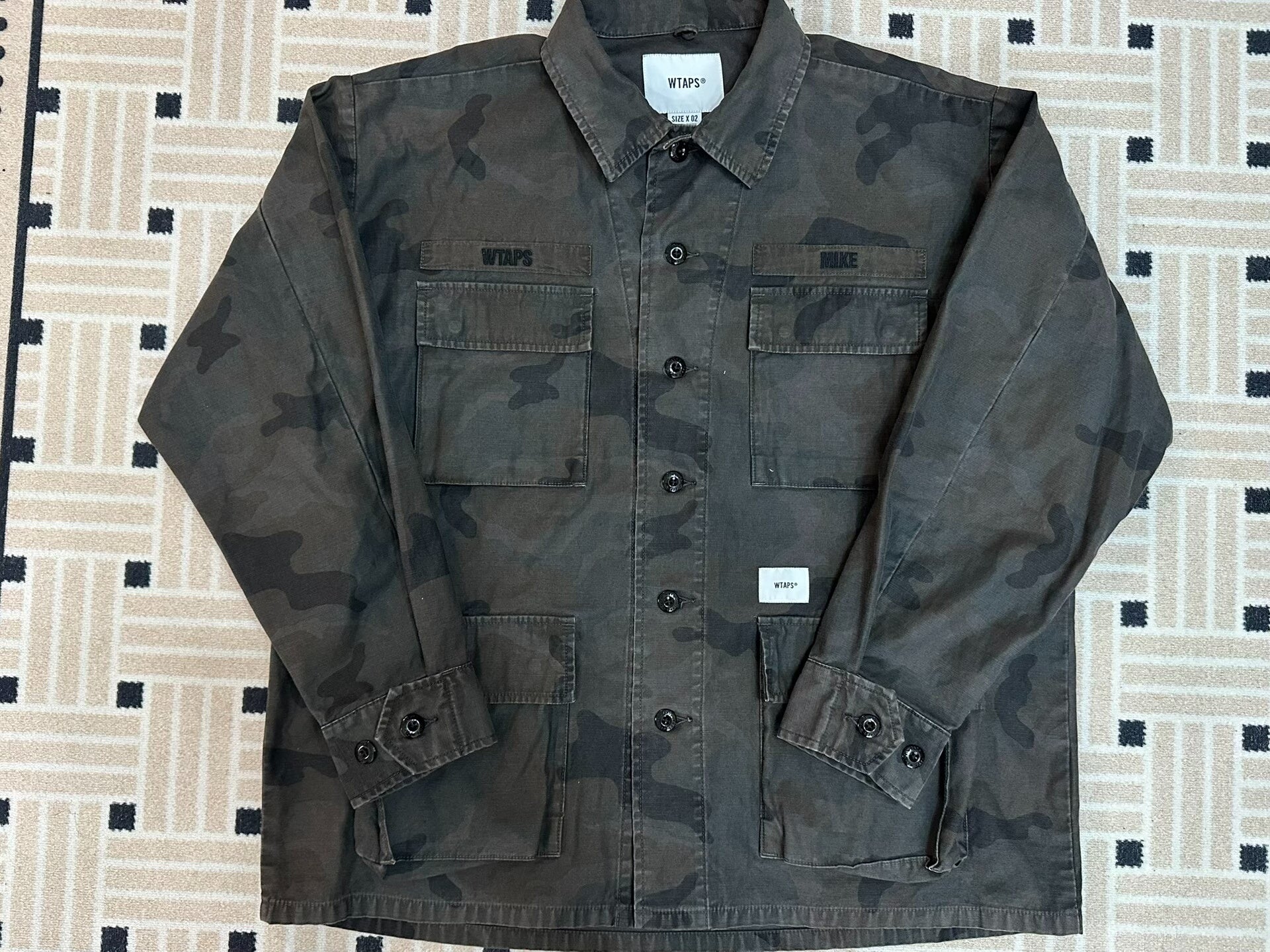 WTAPS JUNGLE LS Satin Camo Shirt