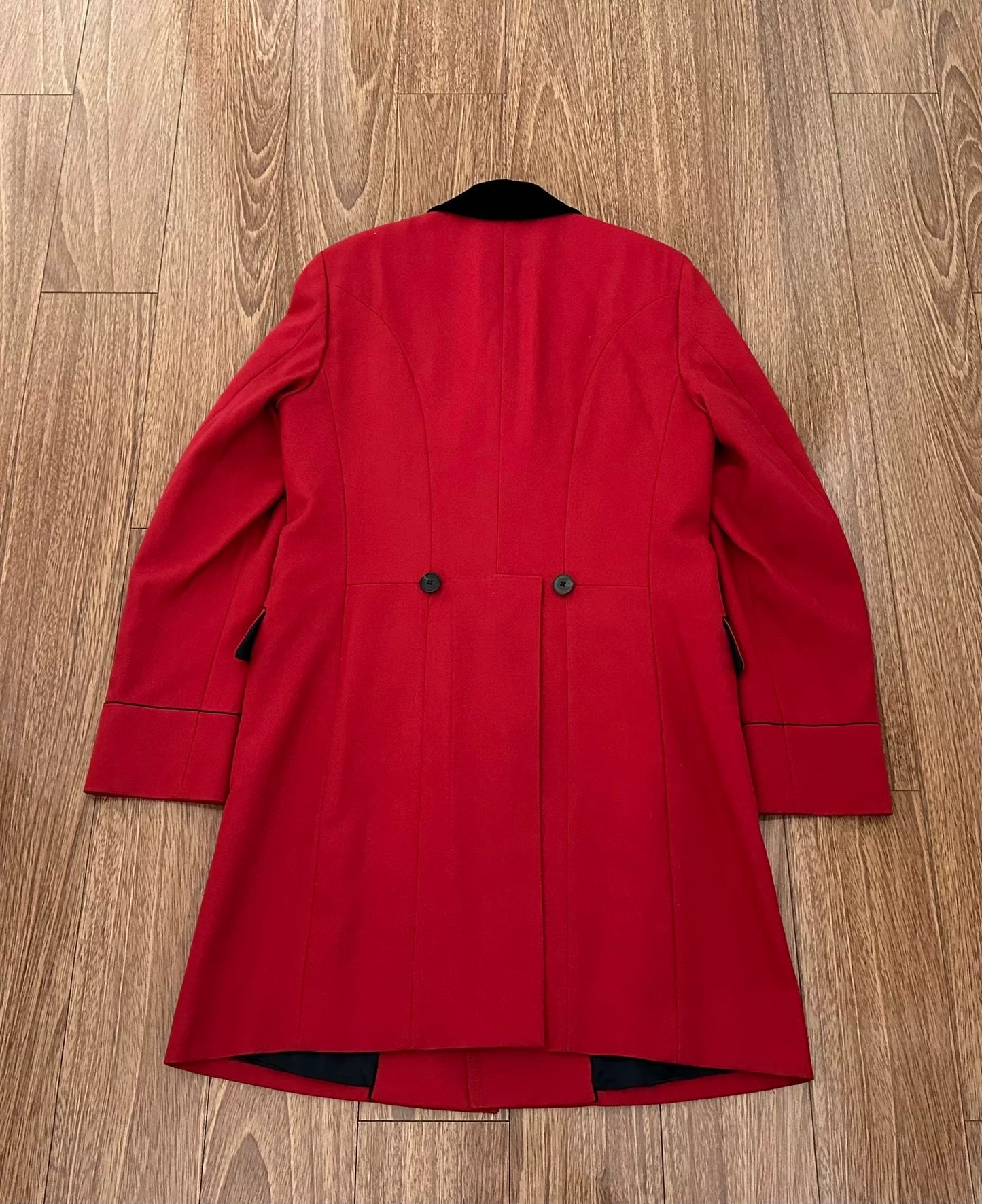 gucci red wool overcoat size 46