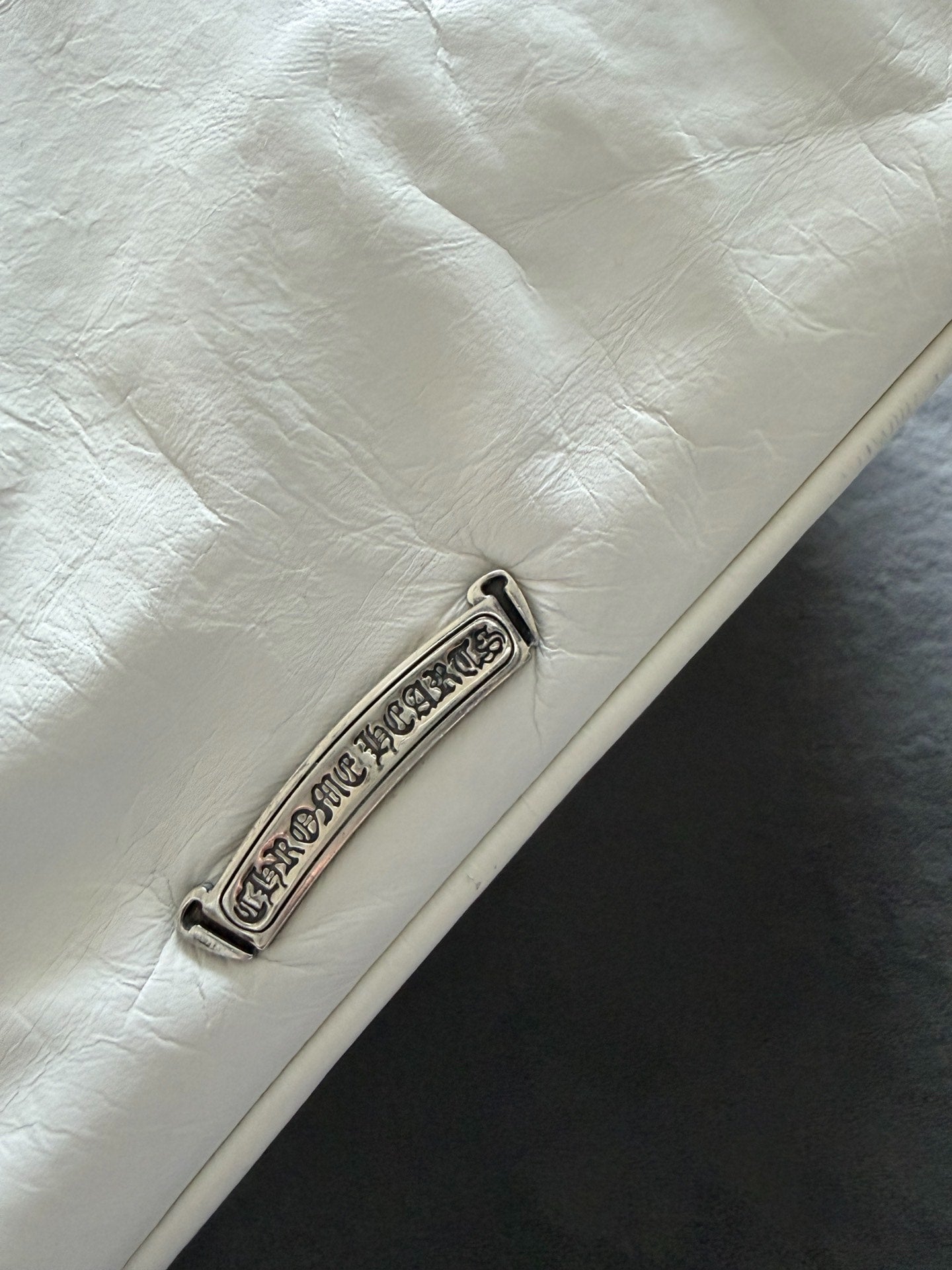 Chrome Hearts White Bowling Bag