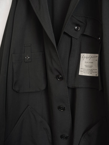 yohji yamamoto double-sided long coat