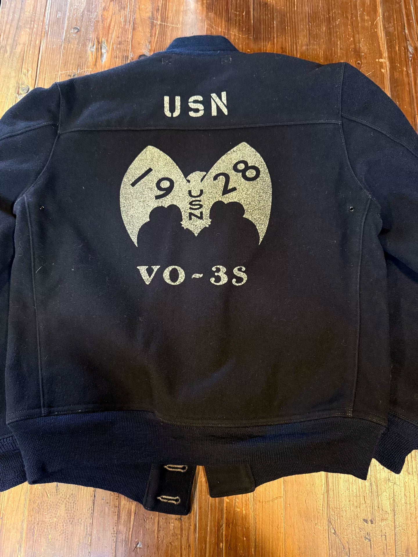 Freewheelers Bat Squadron A1 Wool Jacket