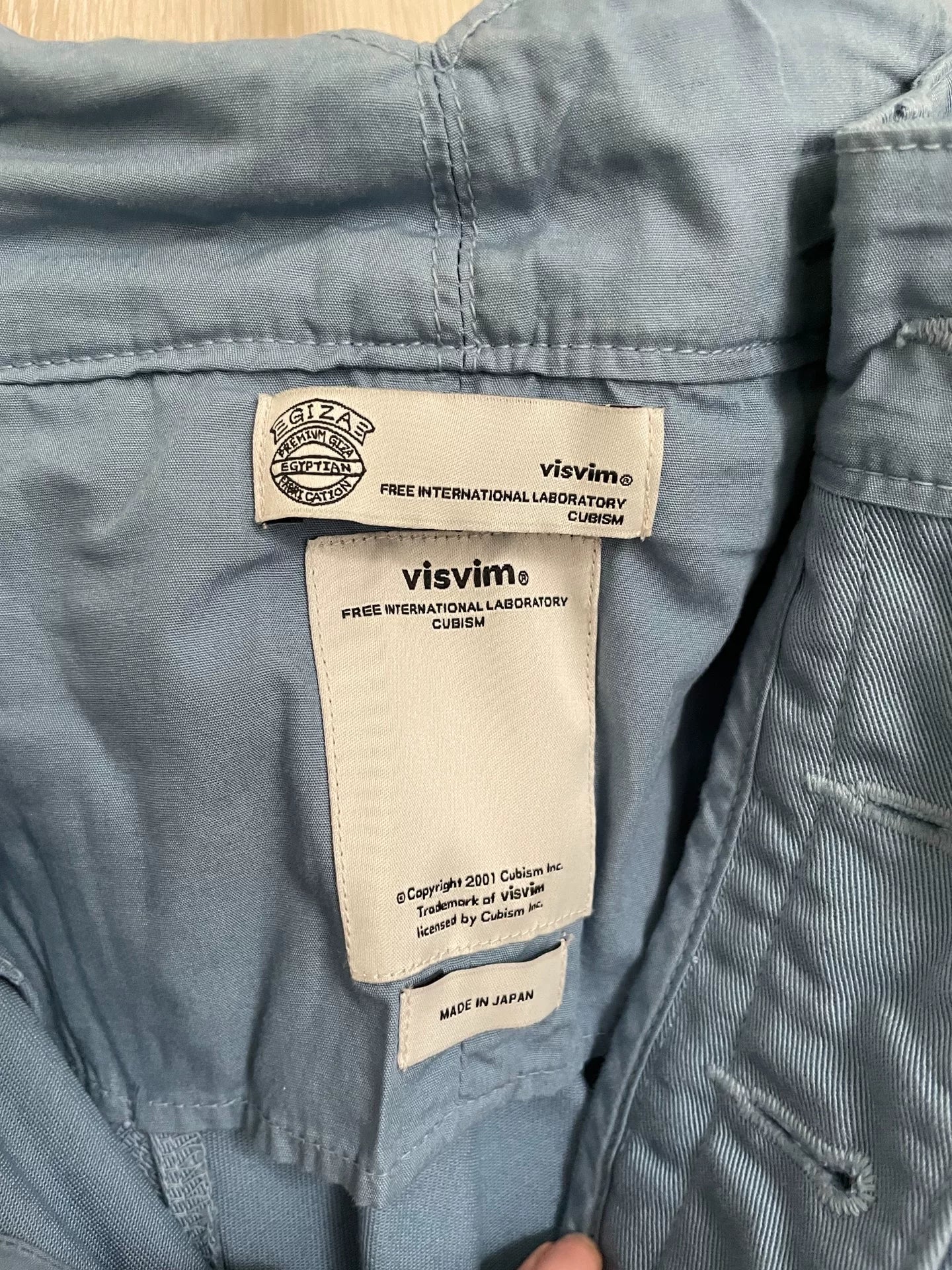 visvim HAKAMA Blue Cotton Pants
