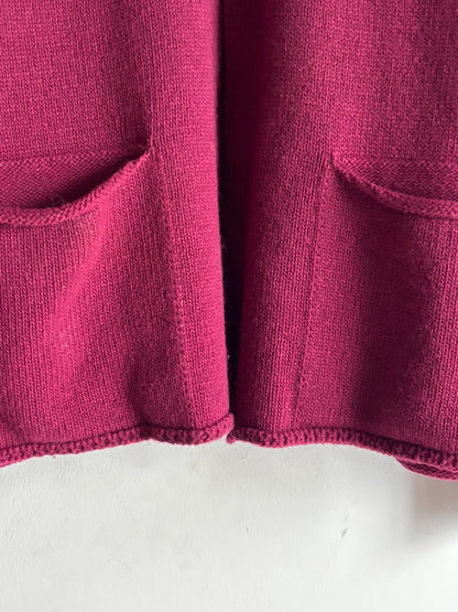 Comme des Garçons AW2000 Bordeaux Red Sweater