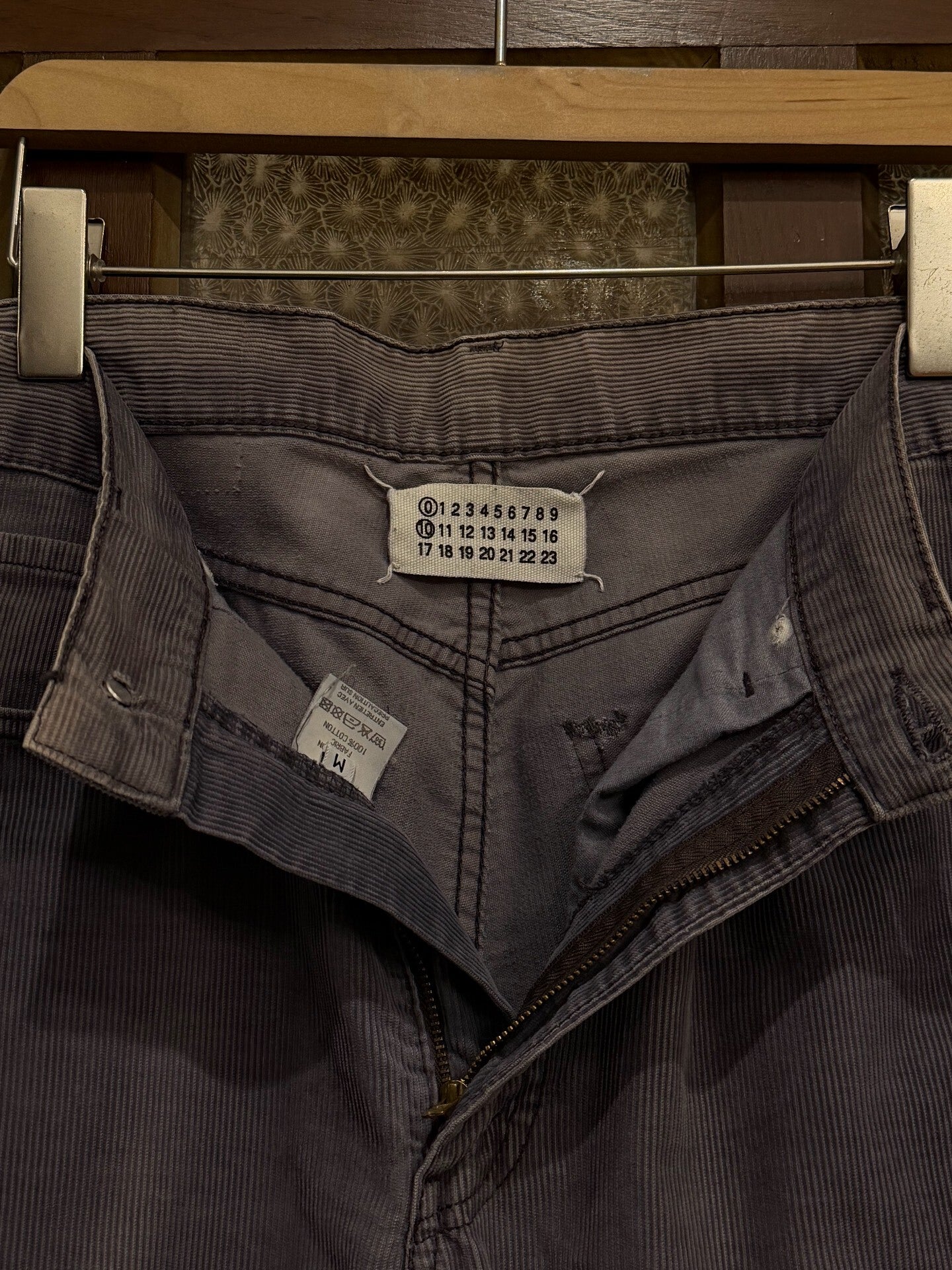 artisanal cotton denim pants by margiela