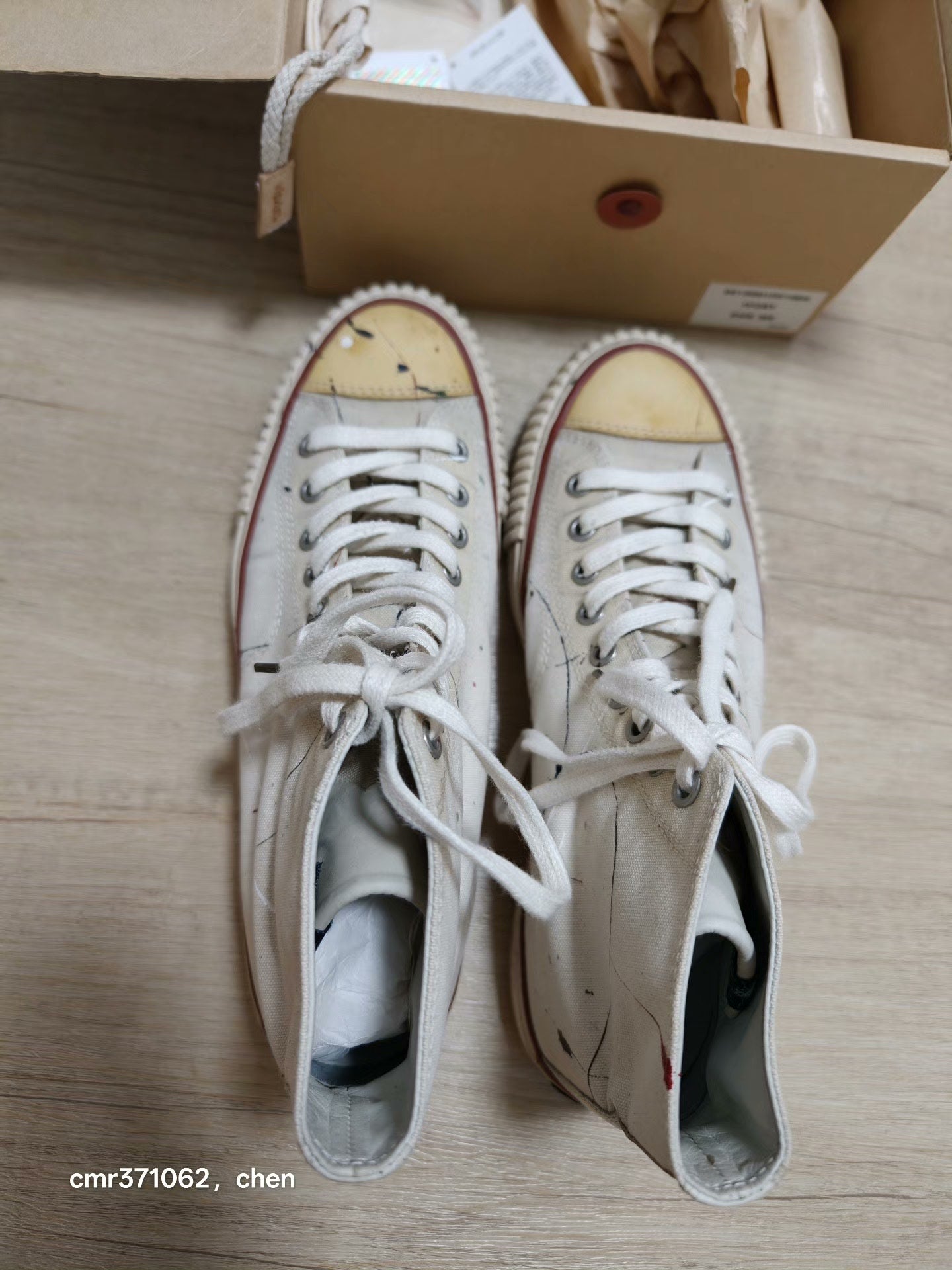 VISVIM 19 ICT SKAGWAY Splatter High-Top
