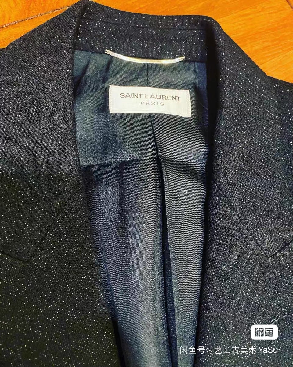 Saint Laurent FW15 Glitter Blazer