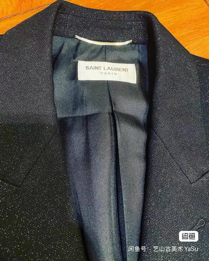 Saint Laurent FW15 Glitter Blazer