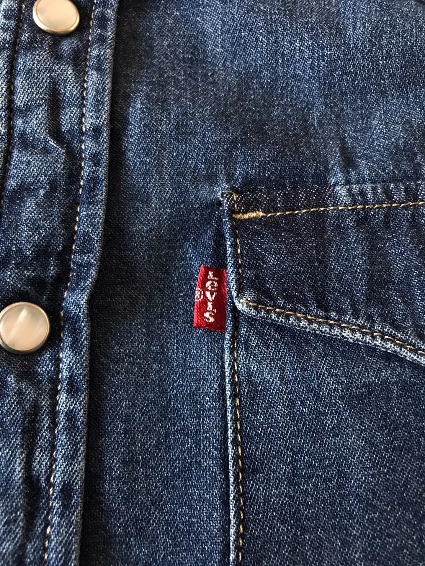 Levi's Washed Denim Shirt XS