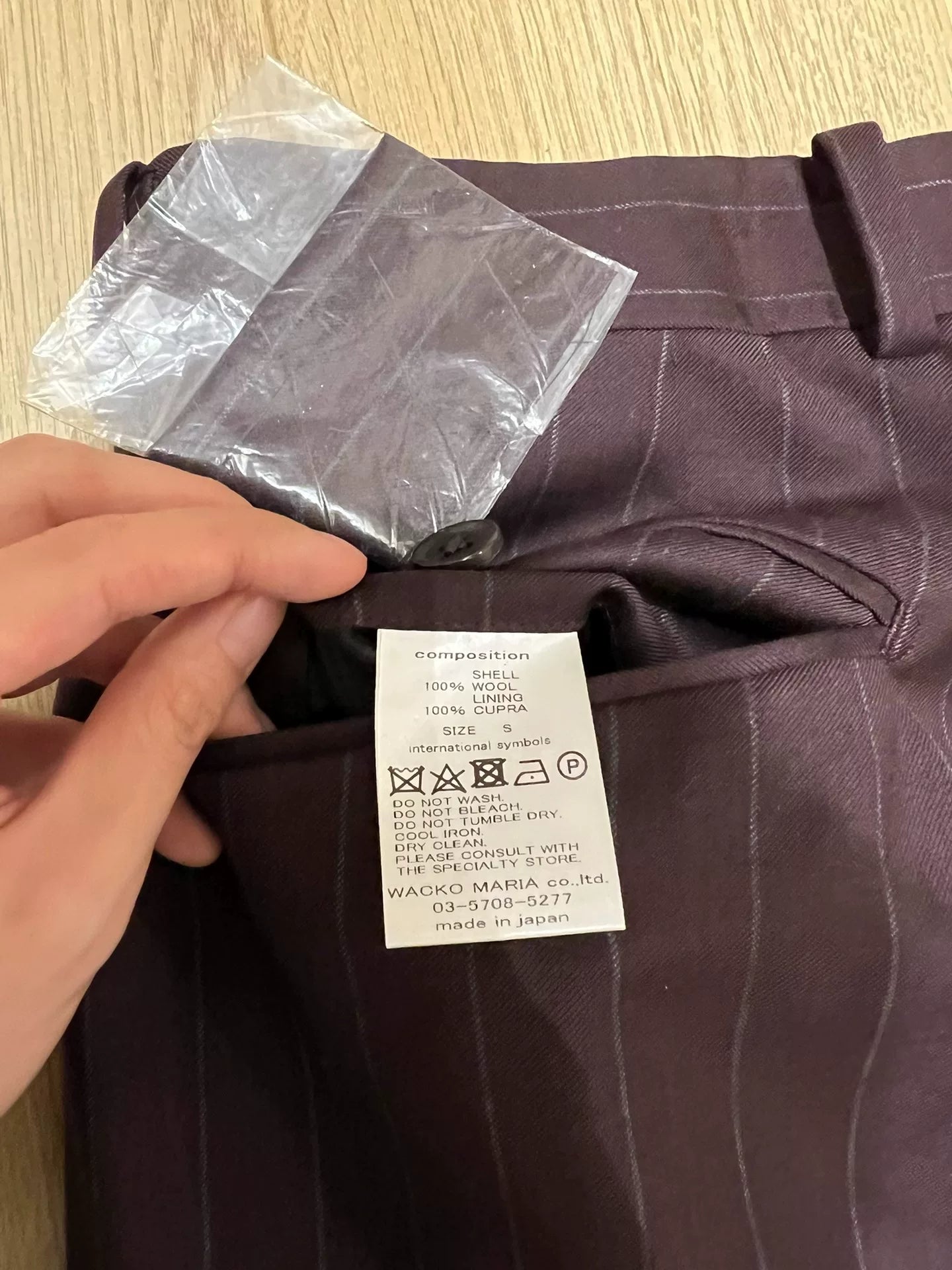 WACKO MARIA Pinstriped Pleated Trousers