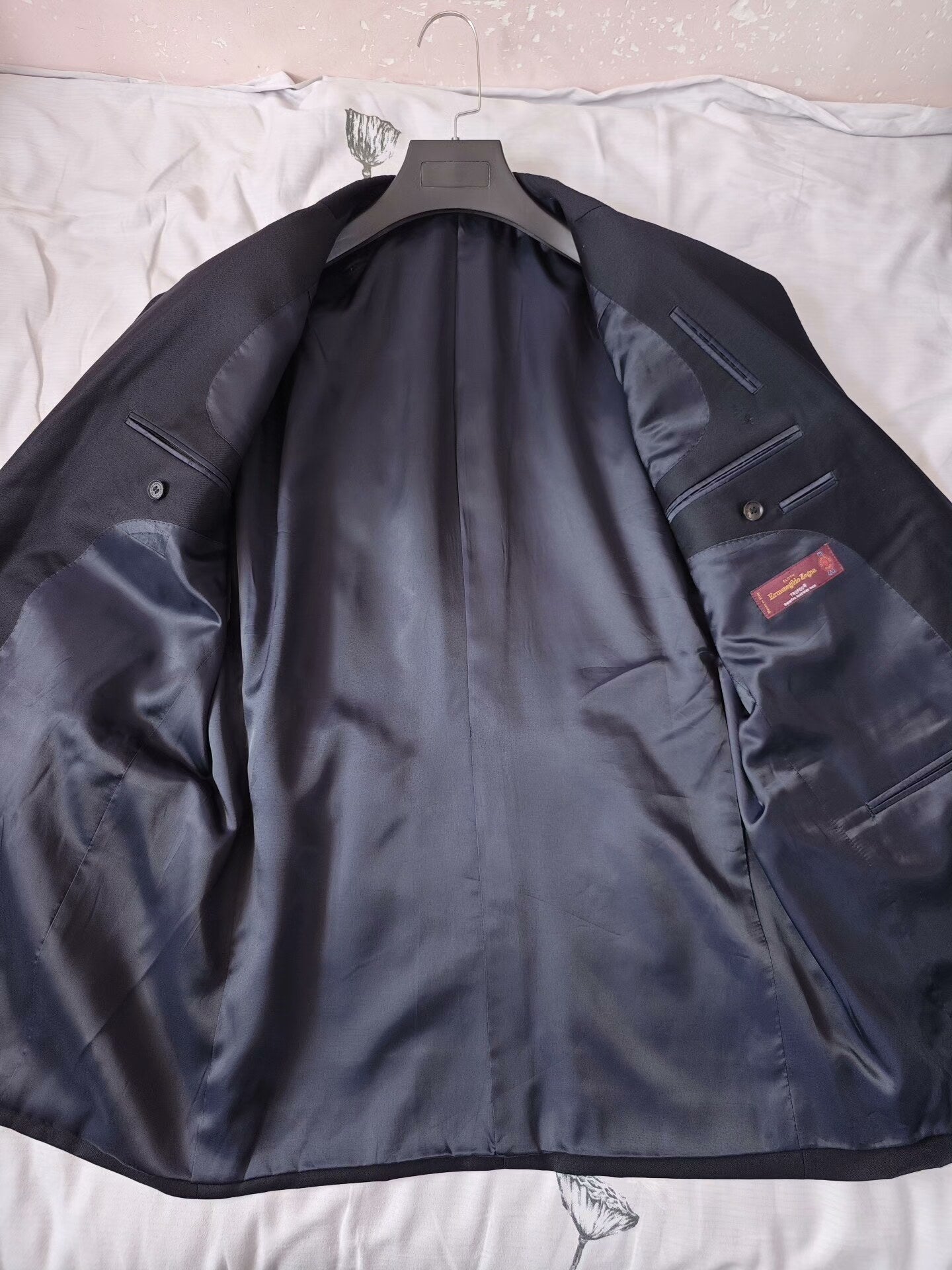 Zegna Trofeo Black Wool Blazer