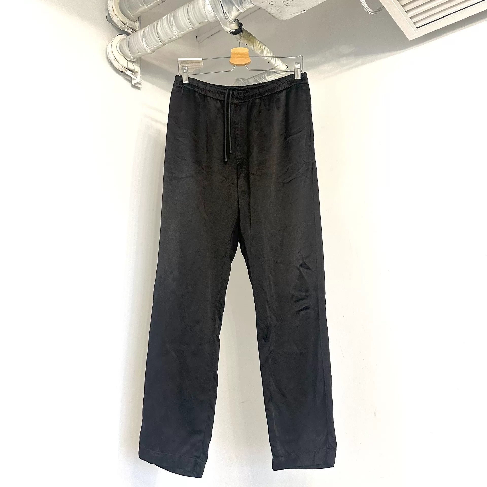 Dries van Noten Satin Straight Casual Pants