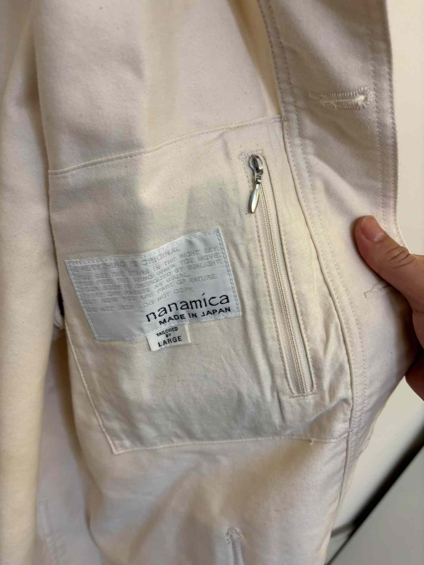 nanamica Japanese Mole Skin Workwear