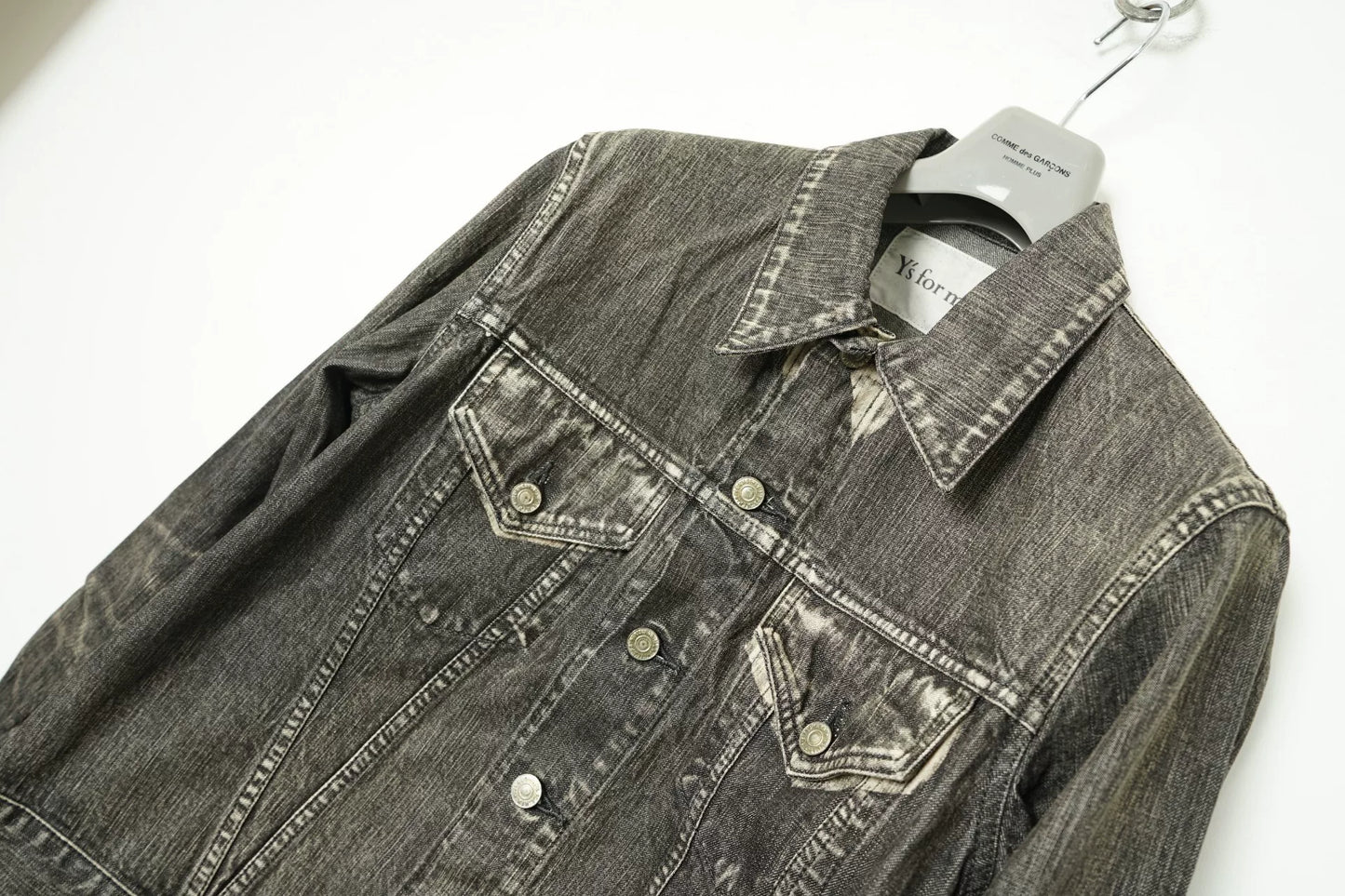Yohji Yamamoto Y's For Men Faded Denim Jacket
