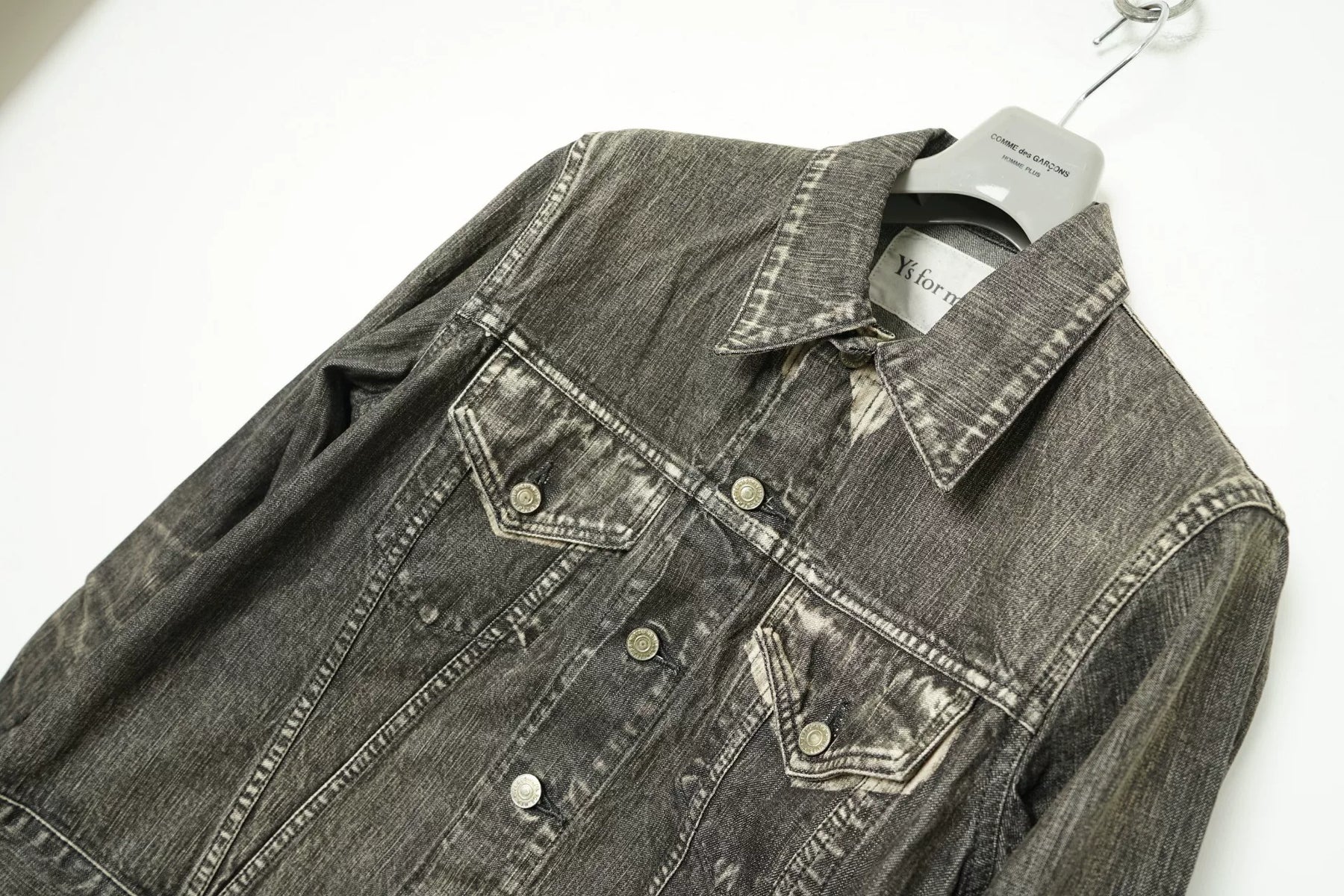 Yohji Yamamoto Y's For Men Faded Denim Jacket