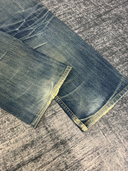 Vintage Levi's 502 Japanese Washed Blue Jeans